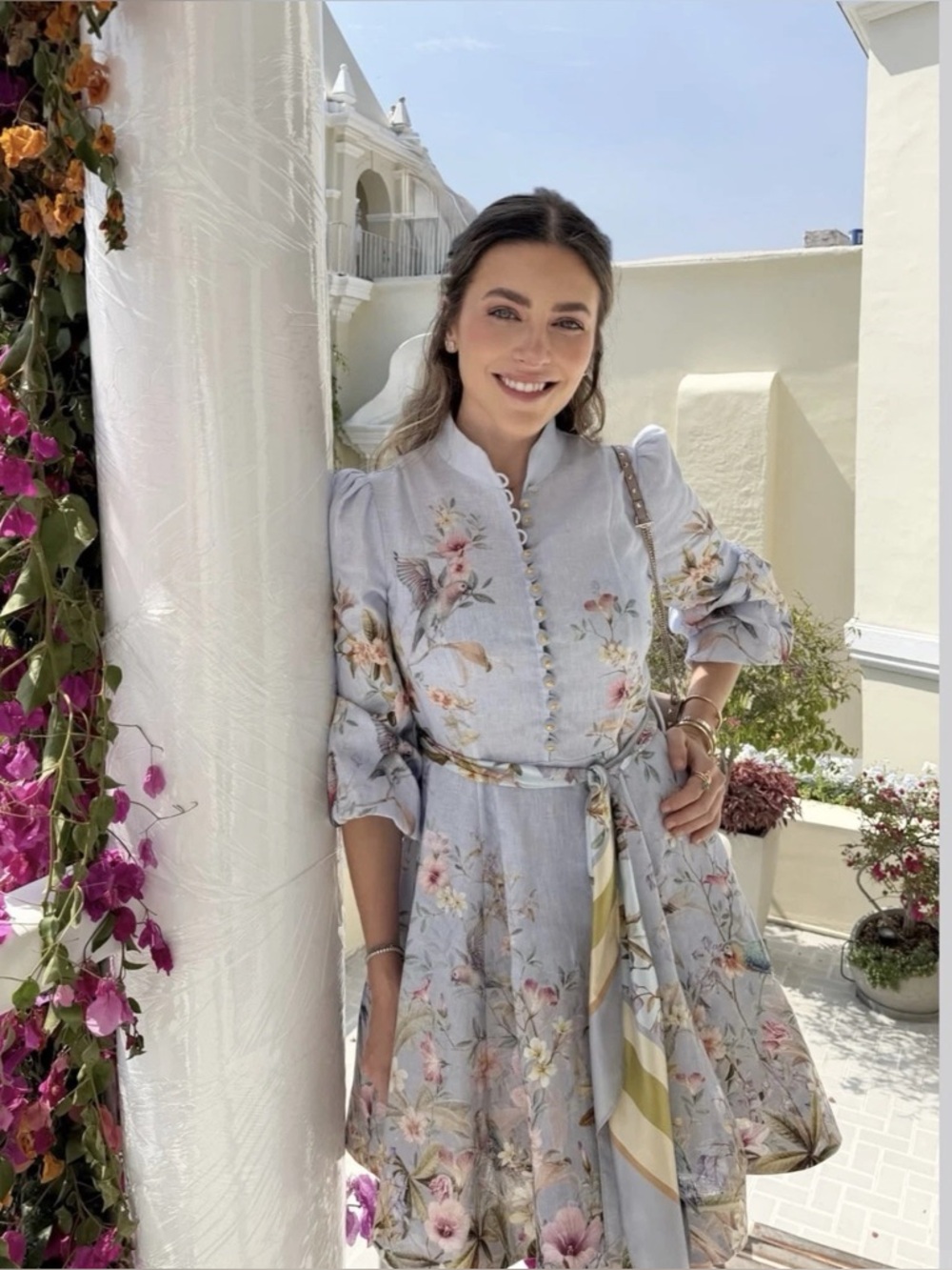 ZIMMERMANN Rebellion Button Mini Dress